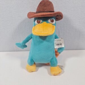 Phineas and Ferb Perry the Platypus plush 10'' (agent p) NWT